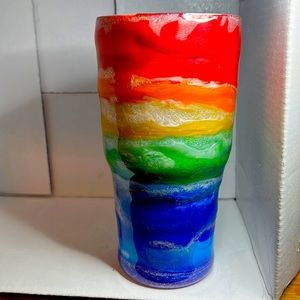 Custom PRIDE stainless steel tumbler 30oz.